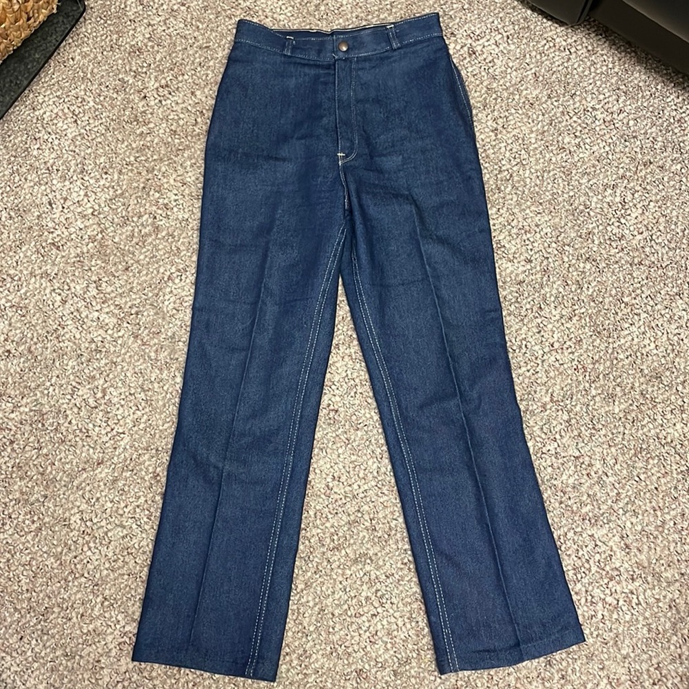 Vintage Women's High Rise Jeans - Dark Blue